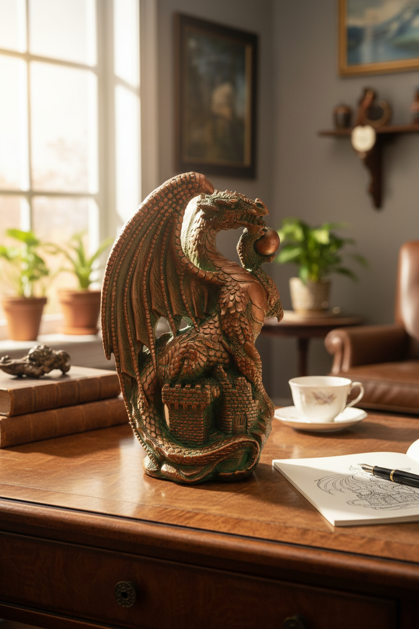 Figura ogrodowa Smok