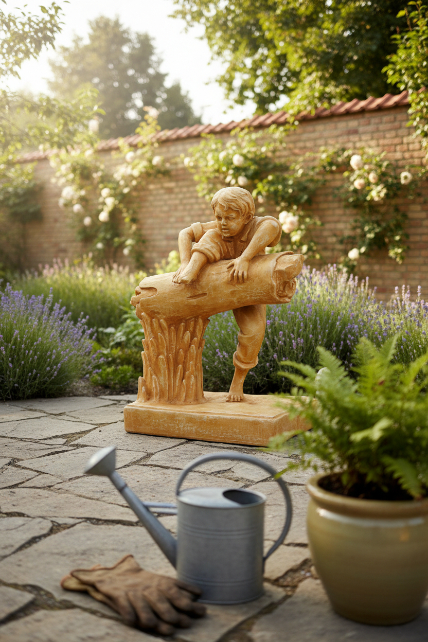 Figura ogrodowa Jaś