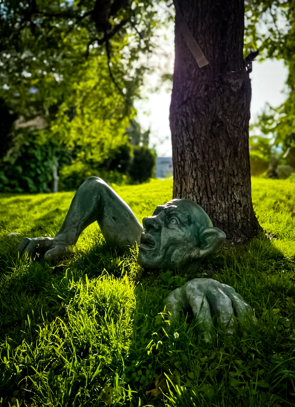 Figura ogrodowa Troll