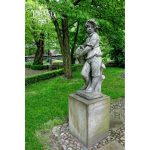 Chłopiec z koszem duży