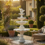 Fontanna czteropoziomowa gołąbki