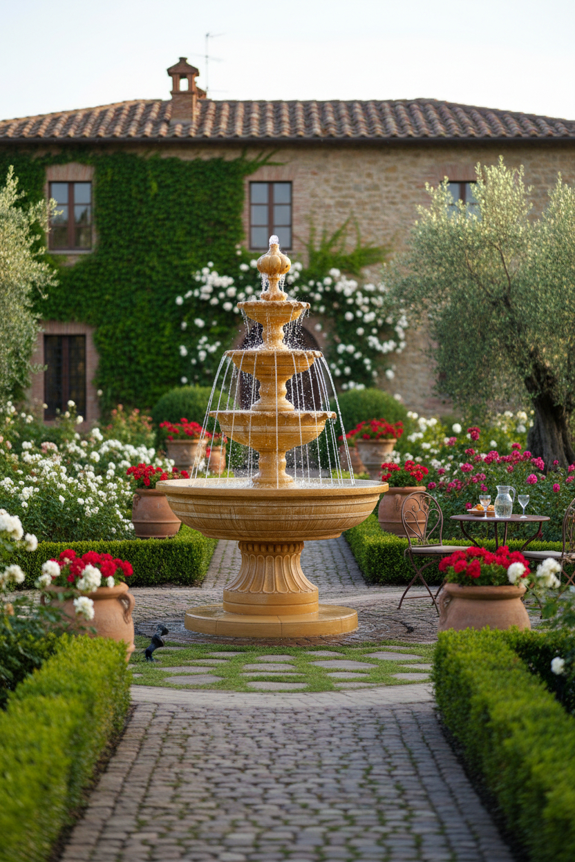 Fontanna Almeria z ringiem