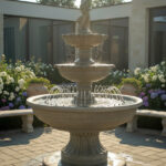 Fontanna Almeria Chłopiec z ptakiem z ringiem