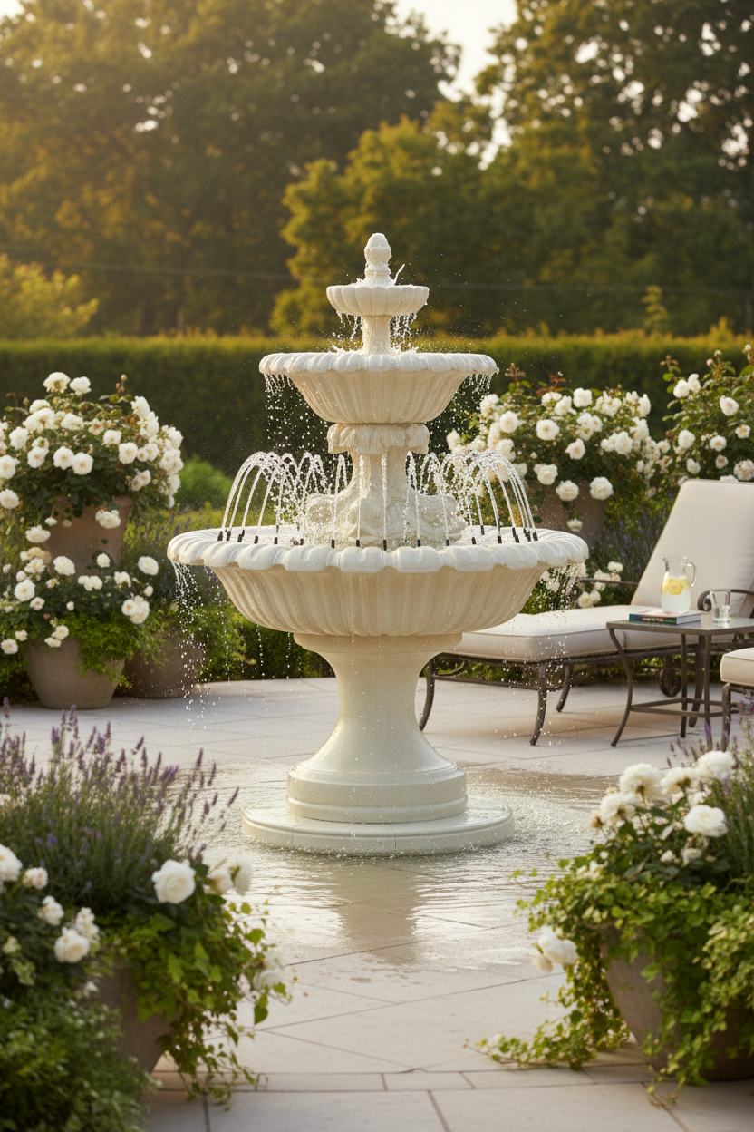 Fontanna Kefalonia z ringiem