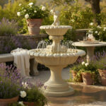 Fontanna Kefalonia Chłopiec z muszlą z ringiem