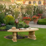 Ławka stylowa długa z rybami