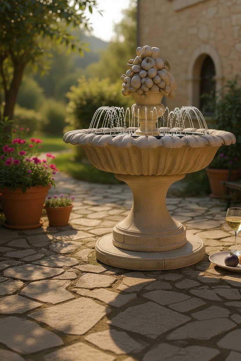 Fontanna Frutta z ringiem