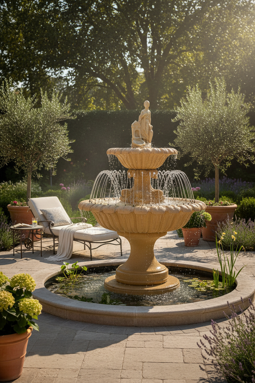 Fontanna Kefalonia Angielska z ringiem